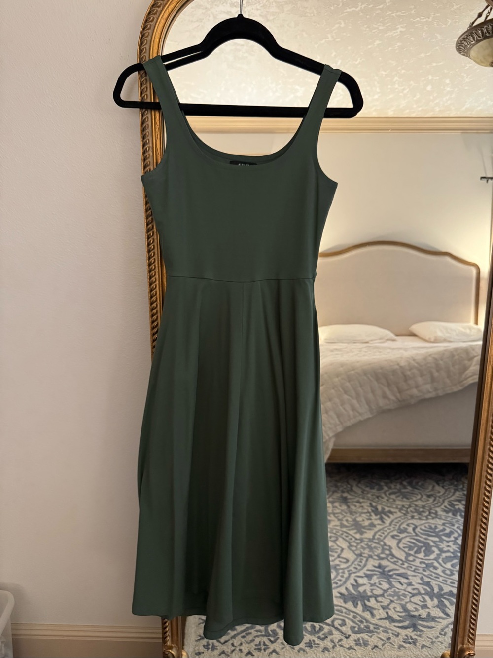 Alfani Sleeveless Midi Dress in Olive